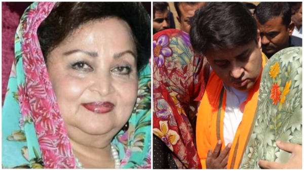 Jyotiraditya Scindia mother Madhavi Raje admitted to Delhi AIIMS hospital but minister in Guna