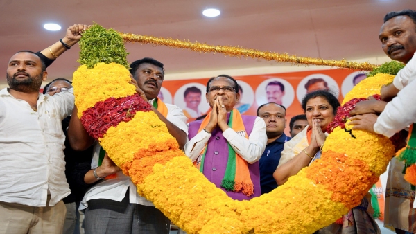 Shivraj Singh Chouhan held Andhra Pradesh Ongole Tirupati and Rajampet Lok Sabha election meetings