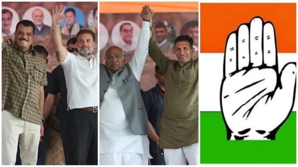 Jeetu Patwari choice Pratap Bhanu and Umang Anuma Acharya Congress entangled in second line tension