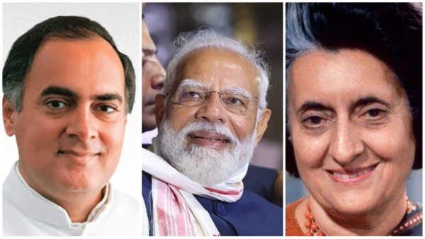 Morena PM Narendra Modi statement on Gandhi family - Rajiv changed the law to save Indira property Morena PM Narendra Modi statement on Gandhi family - Rajiv changed the law to save Indira property