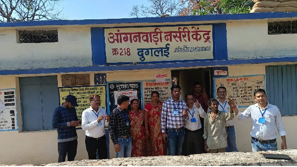 100 percent voting in Duglai Balaghat