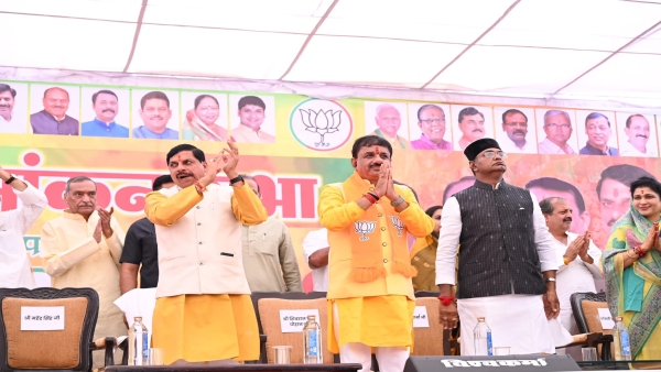 BJP candidate from Lok Sabha Alok Sharma filed nomination papers Mohan Yadav was present