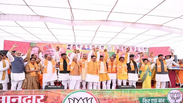 BJP candidate from Lok Sabha Alok Sharma filed nomination papers Mohan Yadav was present