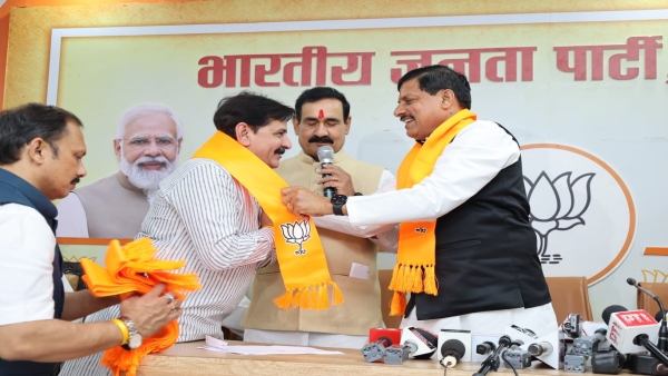 More than 100 Congress leaders and workers including Harivallabh Shukla joined BJP