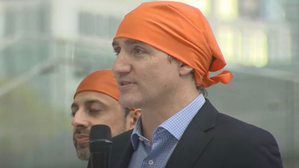 Canada PM Trudeau marks Khalsa day in Toronto