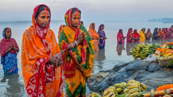 Global Times posted pictures of Chhath