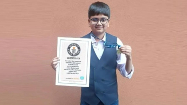 Guinness World Record Holder Aryan Shukla