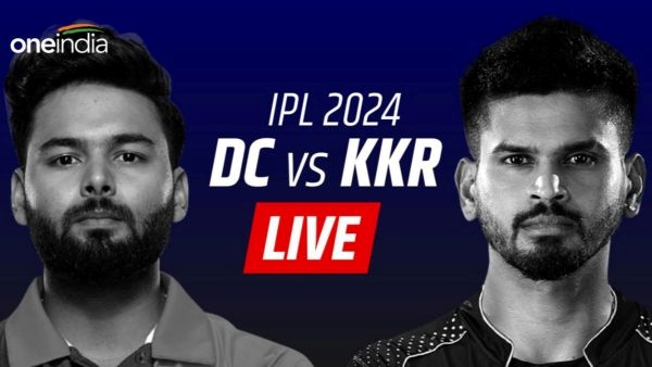 dc vs kkr match live