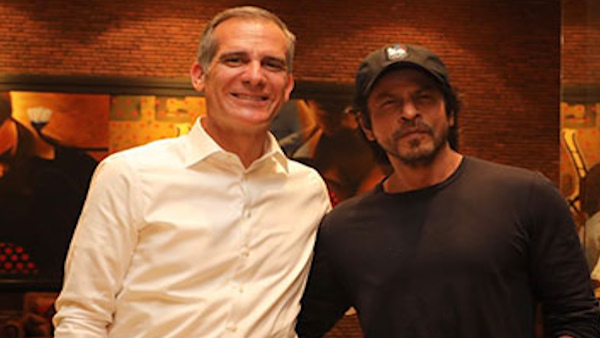 eric garcetti shahrukh khan