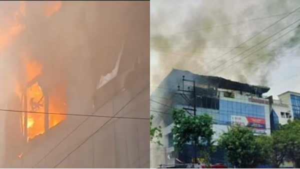 Fire broke out in Indore restaurant Fire broke out in Indore restaurant
