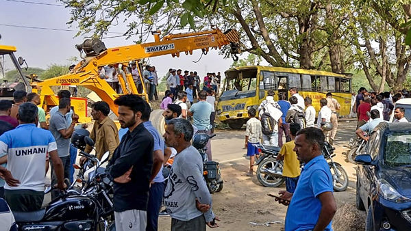 Haryana Bus Accident updates