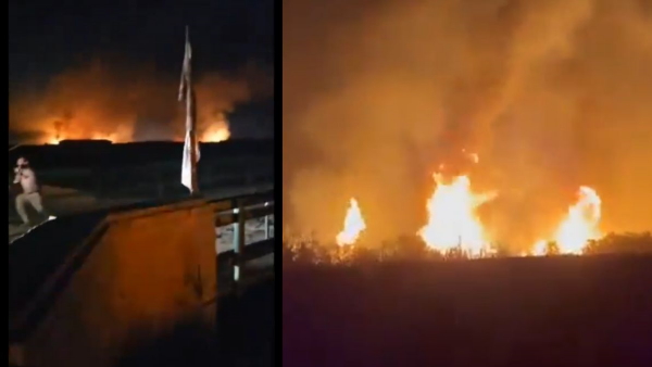 Iraq s military base massive explosion Iraq s military base massive explosion