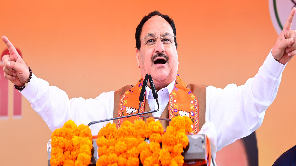 JP Nadda bjp president tehri lok sabha strong attack opposition Mussoorie corruption family party