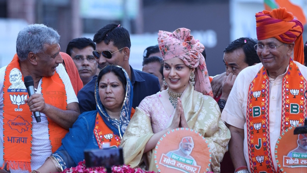 Kangana Ranaut road show