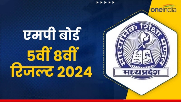 MP Board 5th 8th Result 2024