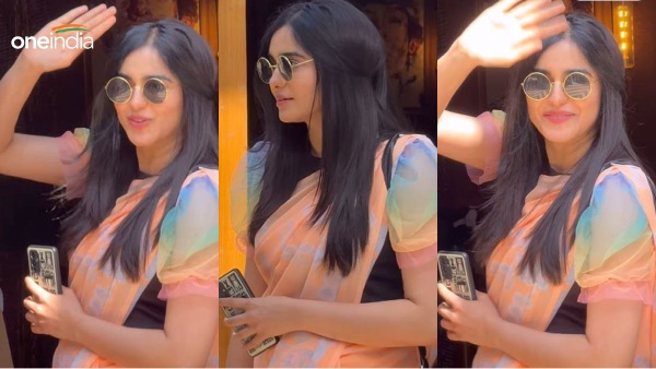 ADAH SHARMA WEARING NANI SARI PRICE 15 RS