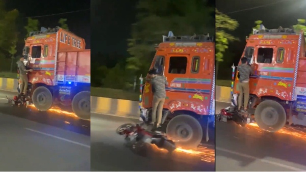 hyderabad truck viral video