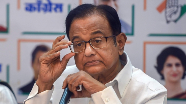 Congress leader P Chidambaram