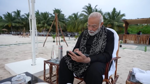 PM Modi in Karavatti Lakshadweep