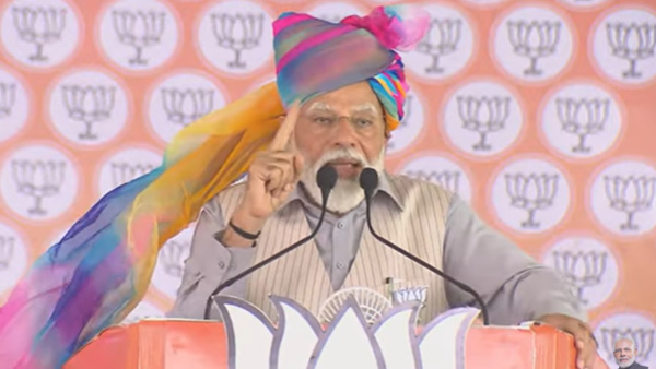 PM Modi targets Congress in Ajmer