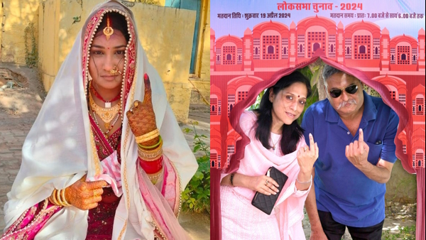 Voting percentage of Rajasthan