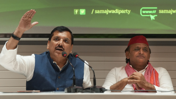 Sanjay Singh meet Akhilesh Yadav Sanjay Singh meet Akhilesh Yadav