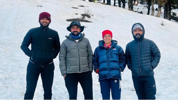 Satna mountaineers conquer Kedarkantha peak