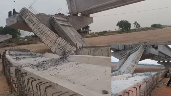Under-construction bridge collapses in Telangana