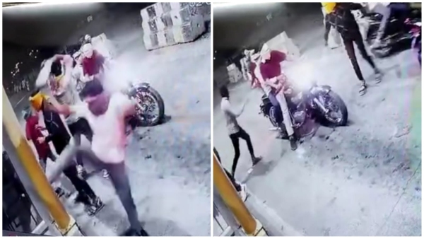 12 miscreants opened fire at Dagrai toll post in Datia two employees jumped into the well to escape