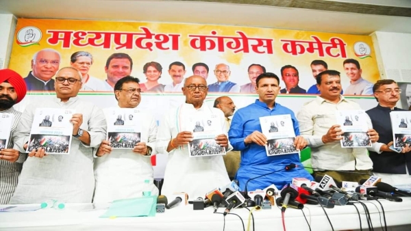 Former CM Digvijay Singh made serious allegations against BJP during the press conference Former CM Digvijay Singh made serious allegations against BJP during the press conference