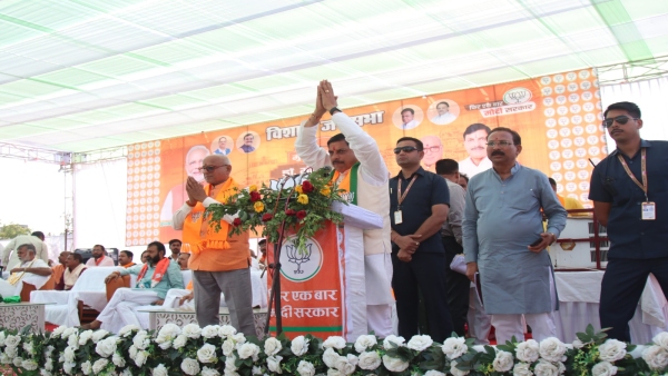 Mohan Yadav addressed public meetings in Mandla and Beohari Churhat of Shahdol
