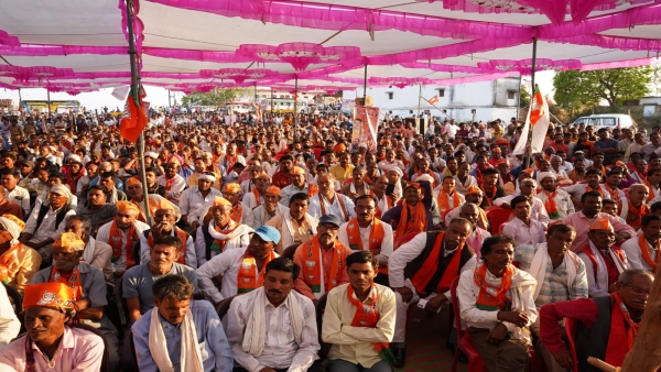 Mohan Yadav addressed the general meeting in village Kahani of Balaghat Baihar Ukba Chhindwara Lakhnadon