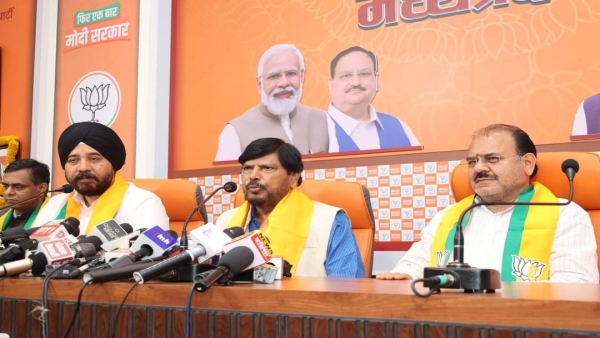 BJP will win all 29 seats of MP including Chhindwara Union Minister Ramdas Athawale predicts BJP will win all 29 seats of MP including Chhindwara Union Minister Ramdas Athawale predicts