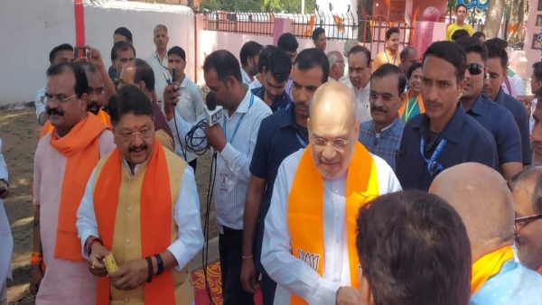 Amit Shah prepared strategy with Kailash Vijayvargiya to win Chhindwara Lok Sabha seat Amit Shah prepared strategy with Kailash Vijayvargiya to win Chhindwara Lok Sabha seat