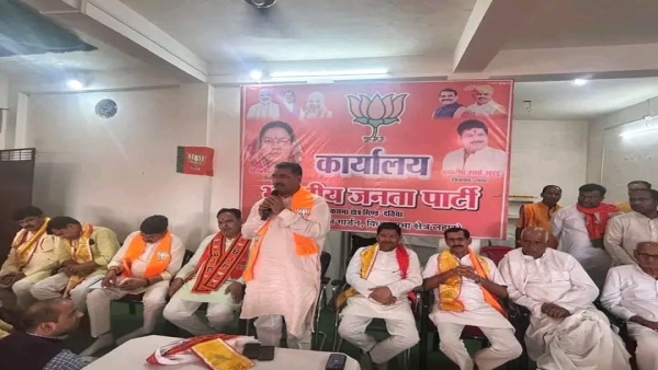 BJP General Secretary Hitanand gave the mantra of victory to the workers in Gohad and Lahar assembly