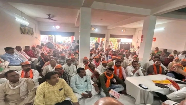 BJP General Secretary Hitanand gave the mantra of victory to the workers in Gohad and Lahar assembly