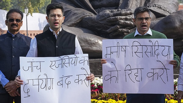 Arvind Kejriwal Sandeep Pathak