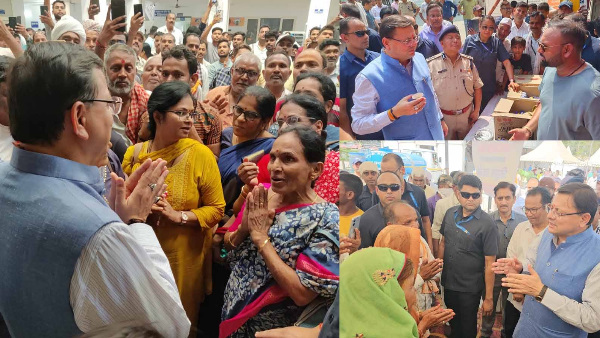 CM pushkar singh Dhami reached Rishikesh feedback from devotees who came Char Dham Yatra with tea