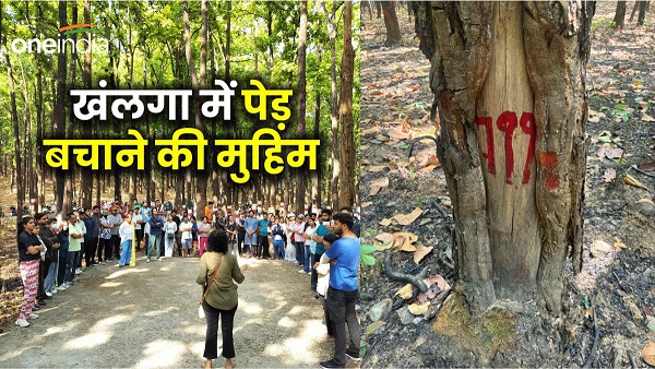 Dehradun news Red marks on two thousand trees to meet the water shortage Know why Khalanga is in the news