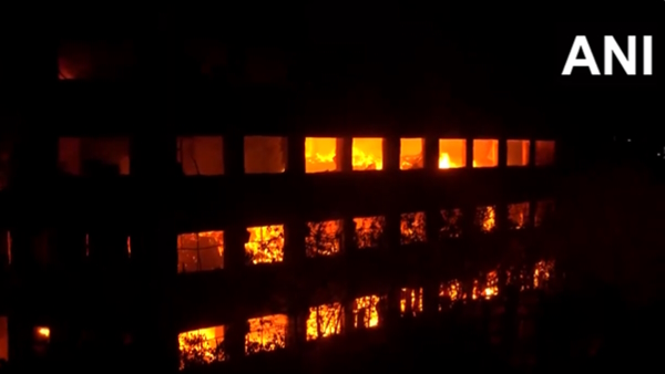 fire breaks out in textile factory in Gurugram