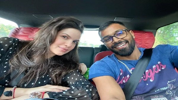 Hardik Pandya With Natasa Stankovic