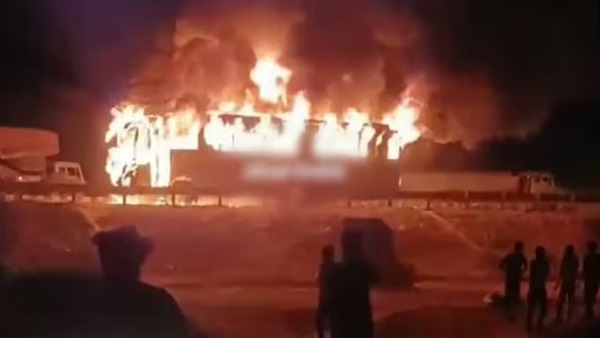 Haryana Nuh Bus Fire