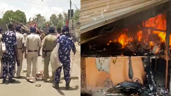 Heavy protest after BJP