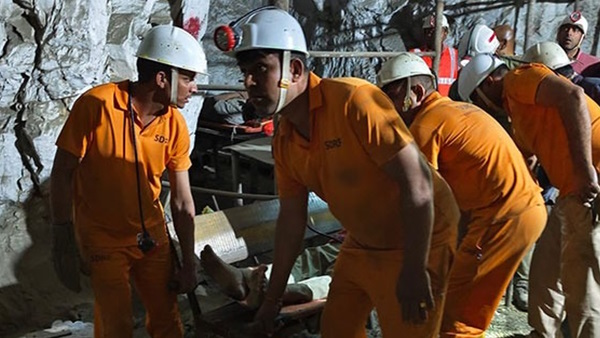 Kolihan mine accident rescue operation Kolihan mine accident rescue operation