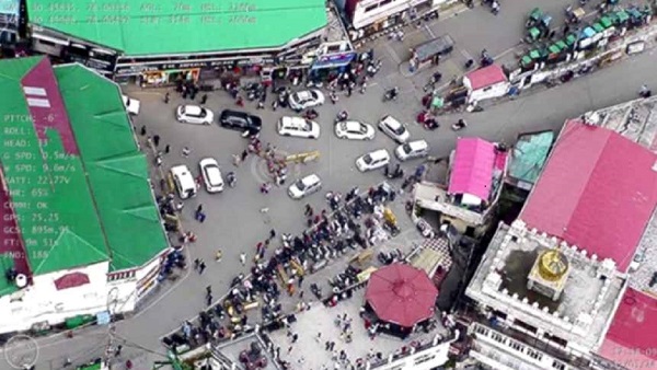 Mussoorie traffic pressure DGP issued instructions took steps monitoring through drones