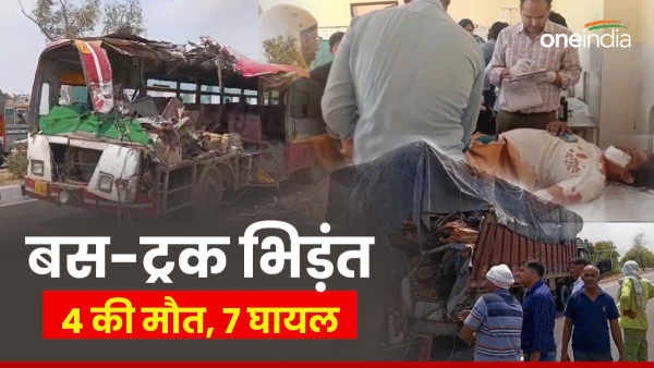 accident-on-national-highway-in-rajasthan-bharatpur-bus-rammed-into-parked-truck