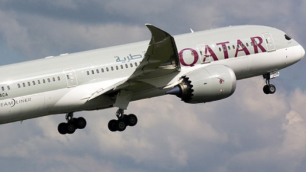 Doha-Dublin Qatar Airways Flight