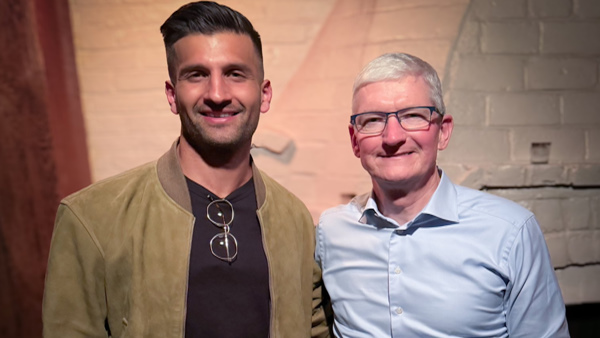 Sahil Bloom with Tim Cook