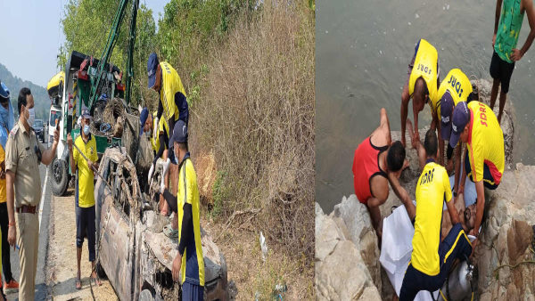 young man with friends take bath Balganga Tehri drowned car dead body Rishikesh year 2022 recovered