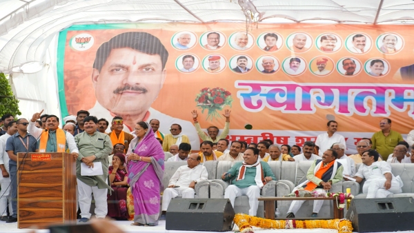 Mohan Yadav addressed public meetings for BJP candidates in Sagar Bhind and Gwalior Lok Sabha